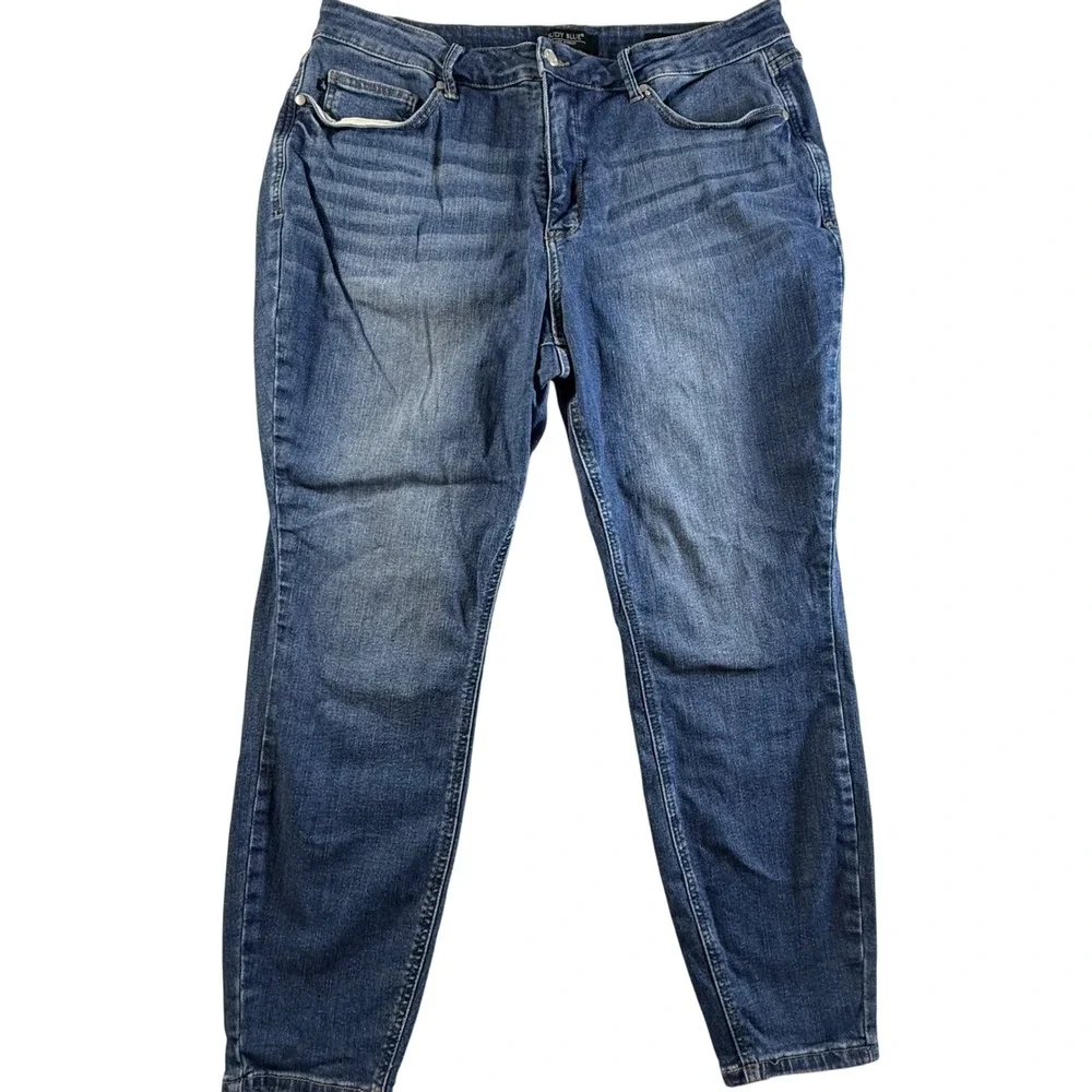 Judy Blue Skinny Jeans Womens‎ 20W High Rise Stretch JB88799MD Medium Wash Blue